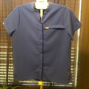 Figs Denim Blue Scrubs Set